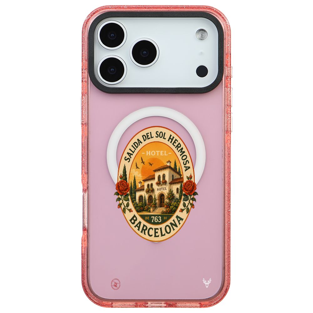 MagsafeliArtycaseSimliPembe