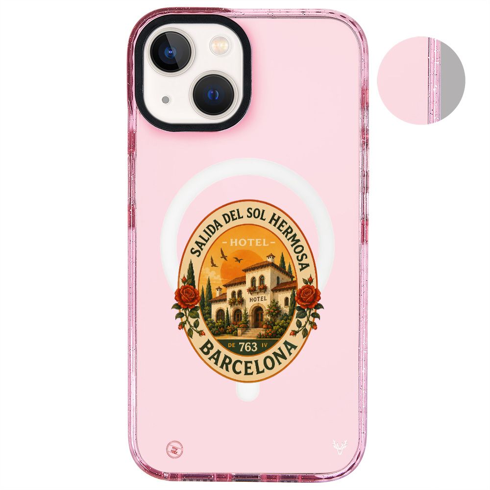 MagsafeliArtycaseSimliPembe