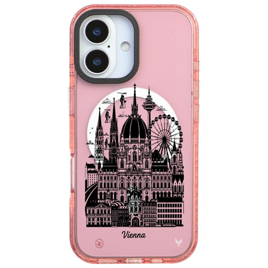 MagsafeliArtycaseSimliPembe