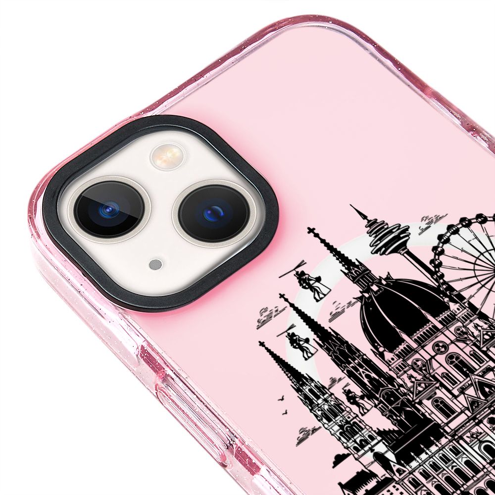 MagsafeliArtycaseSimliPembe