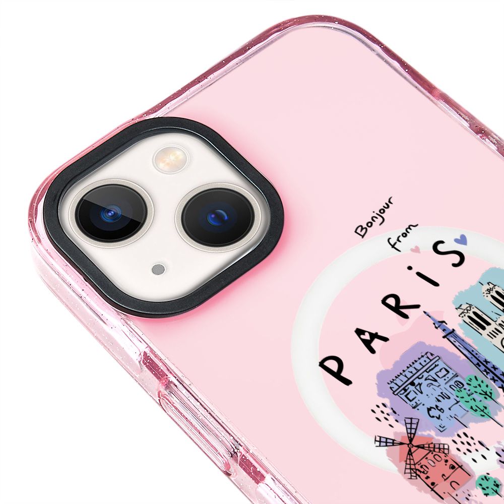 MagsafeliArtycaseSimliPembe