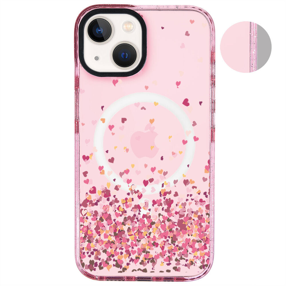 MagsafeliArtycaseSimliPembe