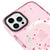 iPhone 16 Pro Max Küçük Kalpli Telefon Kılıfı - Magsafeli Artycase - Simli Pembe