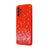 Samsung A53 Küçük Kalpli Telefon Kılıfı - Renkli Silikon - Kırmızı
