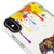 iPhone XS Renkli Fil Telefon Kılıfı - Artycase - Beyaz