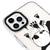 iPhone 14 Pro Boyacı Panda Telefon Kılıfı - Magsafeli Artycase - Beyaz