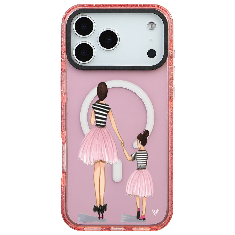 MagsafeliArtycaseSimliPembe