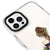 iPhone 14 Pro Max Çiçekli Kız Telefon Kılıfı - Artycase - Beyaz