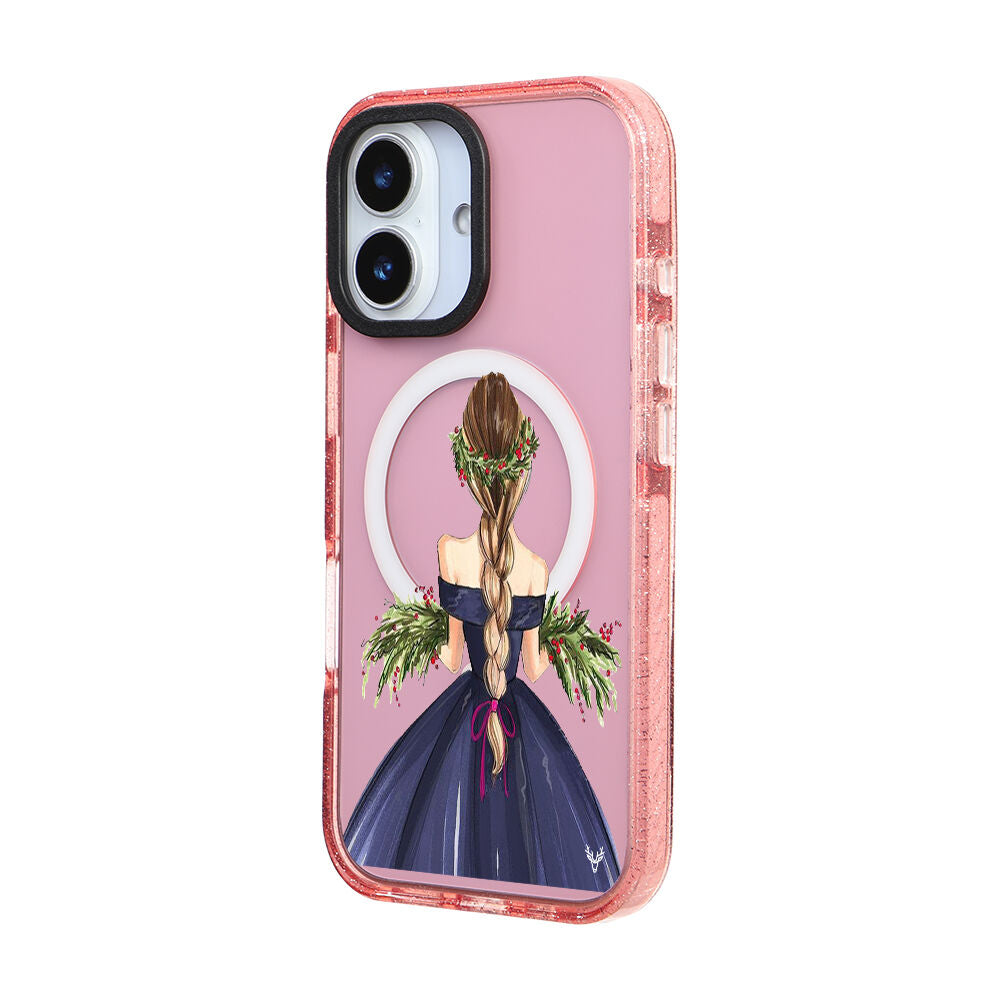 MagsafeliArtycaseSimliPembe