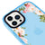 iPhone 12 Pro Max Pembe Gül Telefon Kılıfı - Artycase - Azure