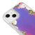 iPhone 13 Pembe Gül Telefon Kılıfı - Neon - Violet