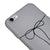 iPhone 6S Plus İnce Bağ Telefon Kılıfı - Renkli Silikon - Gri