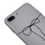 iPhone 8 Plus İnce Bağ Telefon Kılıfı - Renkli Silikon - Gri