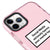iPhone 11 Pro Social Media Telefon Kılıfı - Artycase - Simli Pembe