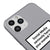 iPhone 11 Pro Social Media Telefon Kılıfı - Renkli Silikon - Gri