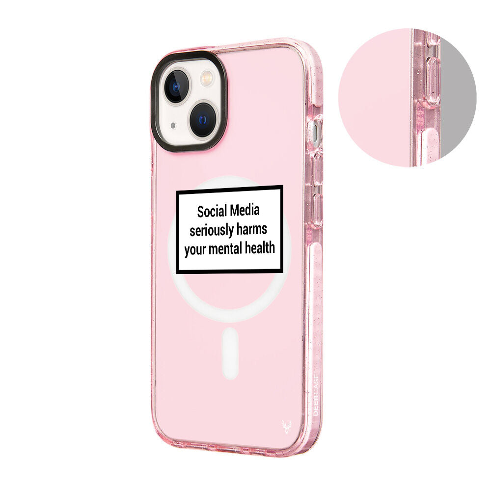 MagsafeliArtycaseSimliPembe