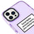 iPhone 14 Pro Max Social Media Telefon Kılıfı - Artycase - Simli Mor