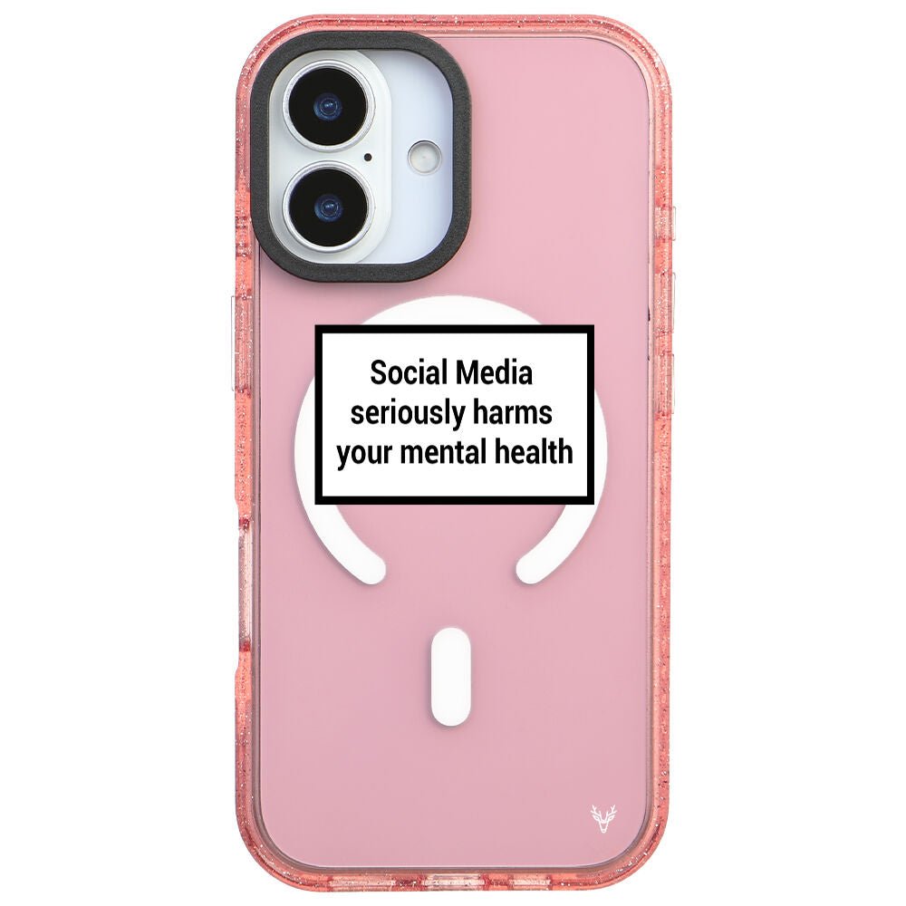 MagsafeliArtycaseSimliPembe