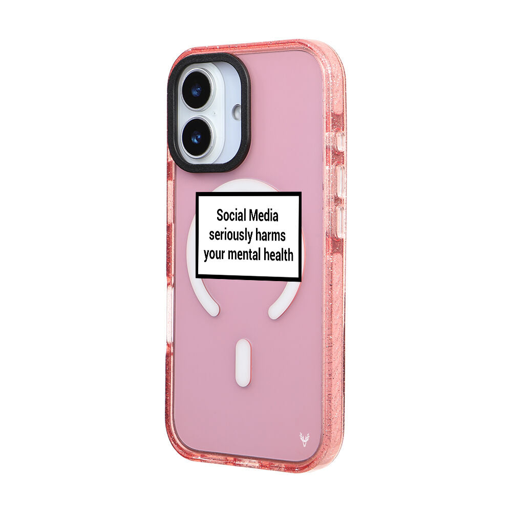 MagsafeliArtycaseSimliPembe
