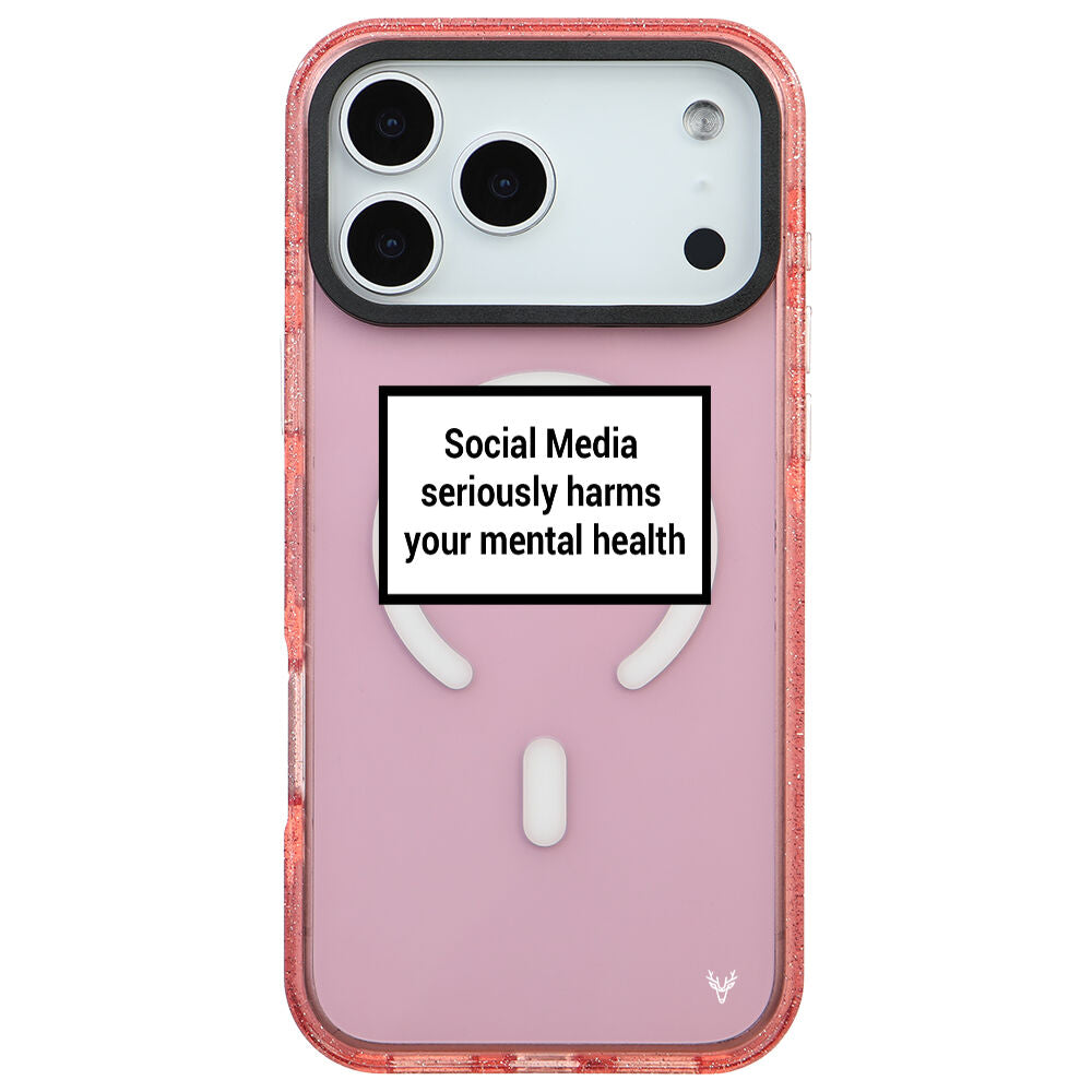 MagsafeliArtycaseSimliPembe