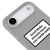 iPhone Air Social Media Telefon Kılıfı - Renkli Silikon - Gri