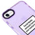 iPhone SE 2020 Social Media Telefon Kılıfı - Artycase - Simli Mor