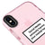 iPhone XS Social Media Telefon Kılıfı - Artycase - Simli Pembe