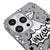 iPhone 14 Pro Ufo Space Telefon Kılıfı - Renkli Silikon - Gri