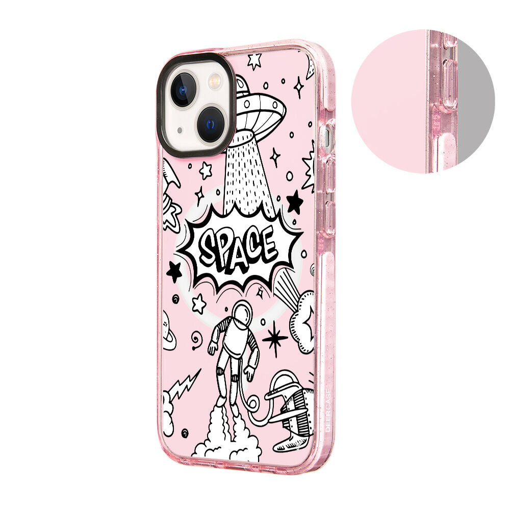 MagsafeliArtycaseSimliPembe