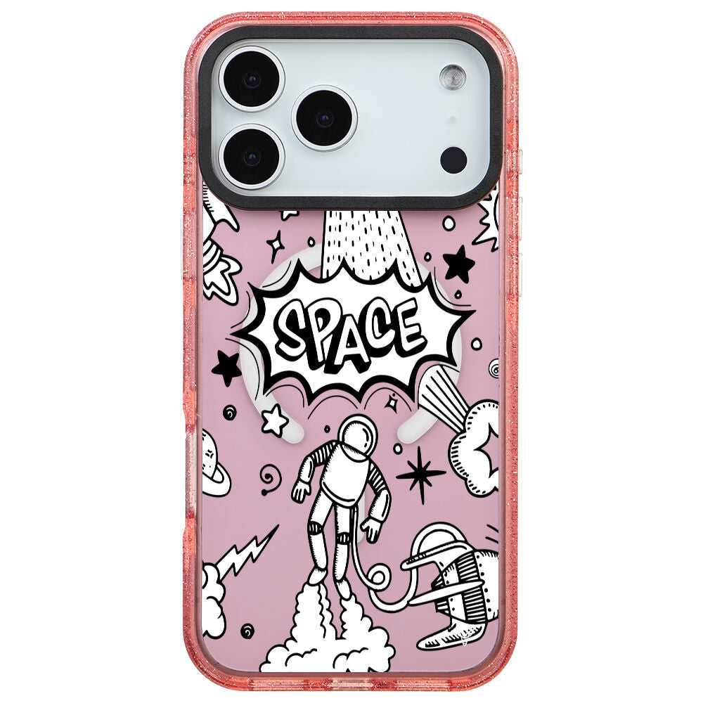 MagsafeliArtycaseSimliPembe