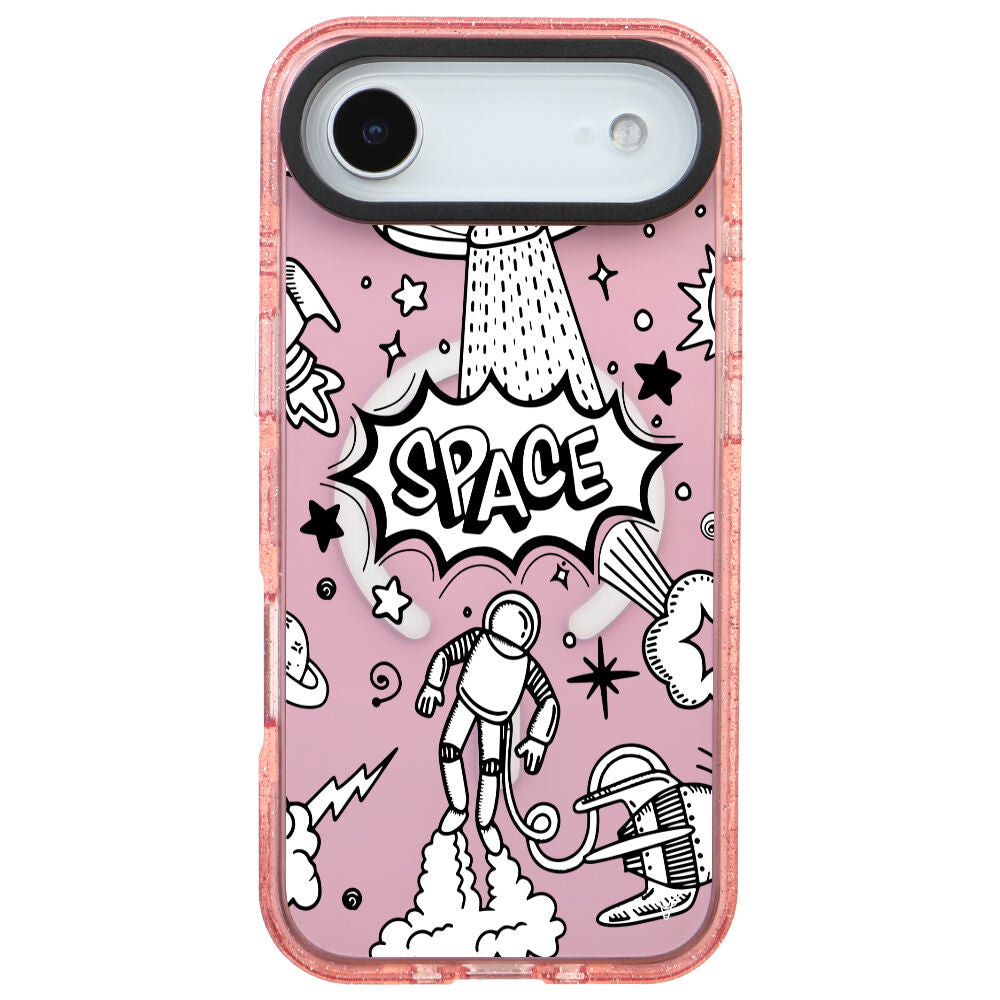 MagsafeliArtycaseSimliPembe
