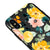 iPhone XS Max Sarı Gül Telefon Kılıfı - Renkli Silikon - Siyah