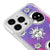 iPhone 15 Pro Ay ve Güneş Telefon Kılıfı - Neon - Violet