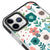 iPhone 11 Pro Çiçekli Telefon Kılıfı - Artycase - Siyah