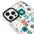 iPhone 13 Pro Max Çiçekli Telefon Kılıfı - Artycase - Beyaz