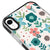 iPhone XR Çiçekli Telefon Kılıfı - Artycase - Siyah