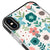 iPhone XS Çiçekli Telefon Kılıfı - Artycase - Siyah