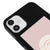 iPhone 12 Two Face Telefon Kılıfı - Renkli Silikon - Siyah