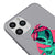 iPhone 11 Pro Alien Gangsta Telefon Kılıfı - Renkli Silikon - Gri