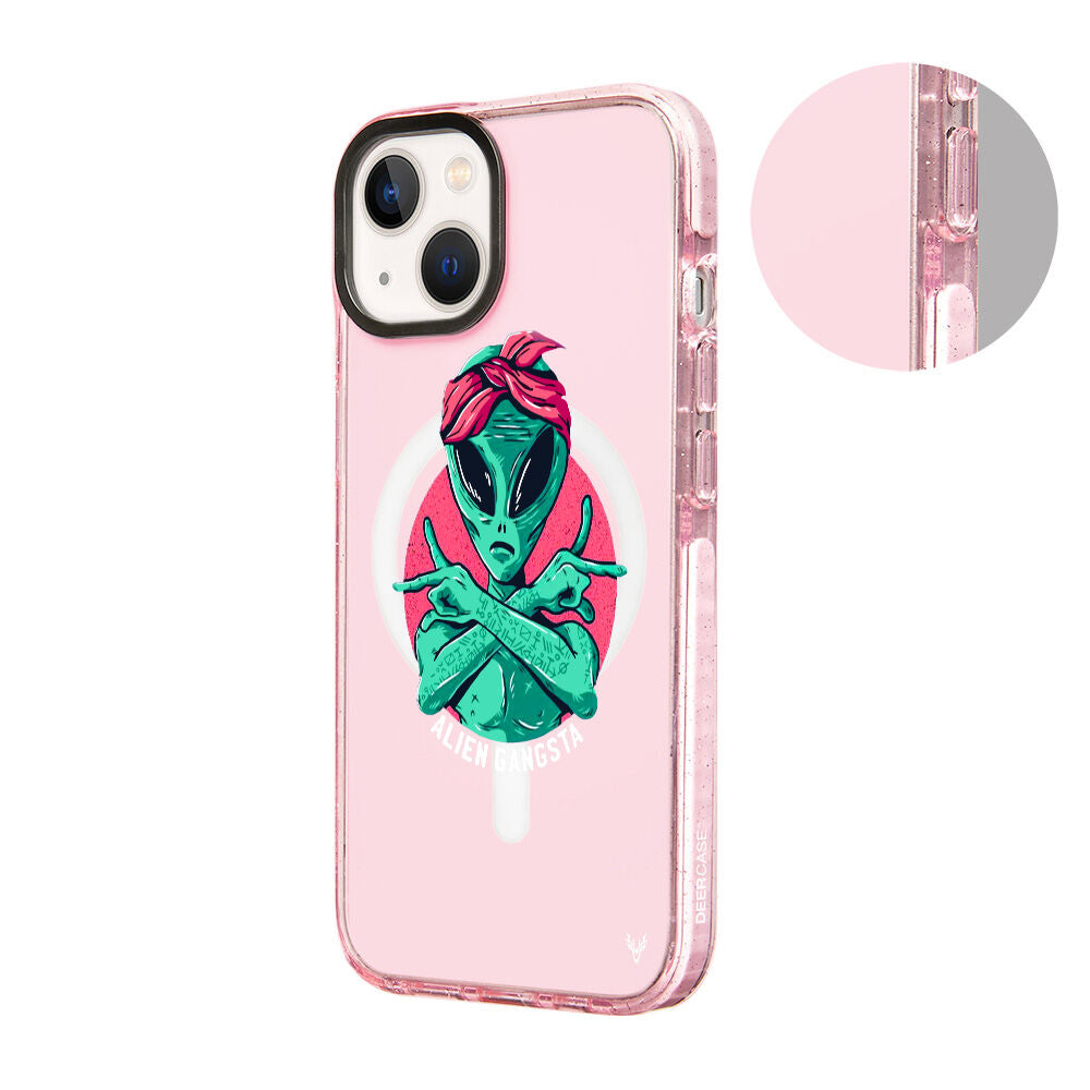 MagsafeliArtycaseSimliPembe