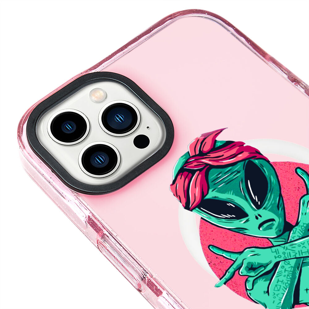 MagsafeliArtycaseSimliPembe