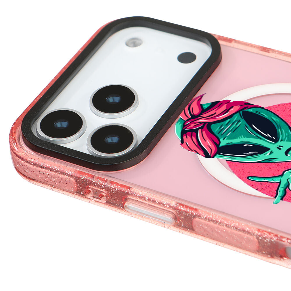 MagsafeliArtycaseSimliPembe