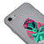 iPhone 8 Alien Gangsta Telefon Kılıfı - Renkli Silikon - Gri