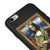 iPhone 6 Mona x Lisa Telefon Kılıfı - Renkli Silikon - Siyah