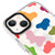 iPhone 14 Colorful Dots Telefon Kılıfı - Magsafeli Artycase - Beyaz