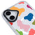 iPhone 16 Colorful Dots Telefon Kılıfı - Magsafeli Artycase - Beyaz
