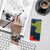 Samsung M12 Colorful Dots Telefon Kılıfı - Şeffaf - Saydam