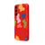 Samsung S22 Colorful Dots Telefon Kılıfı - Renkli Silikon - Kırmızı
