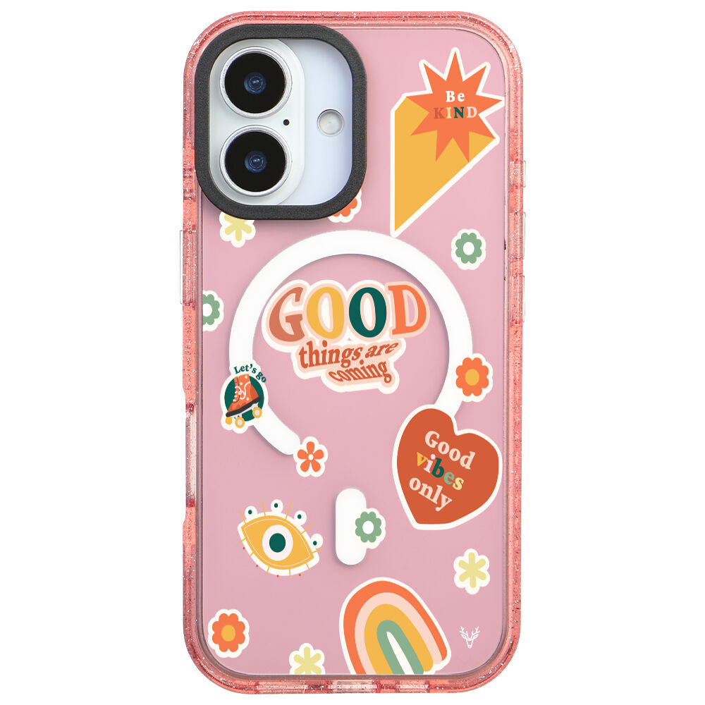 MagsafeliArtycaseSimliPembe