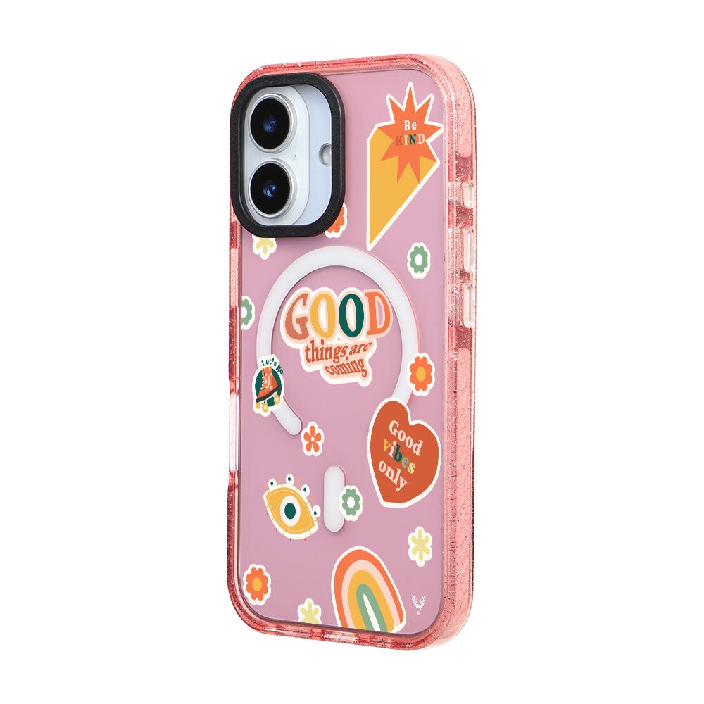 MagsafeliArtycaseSimliPembe